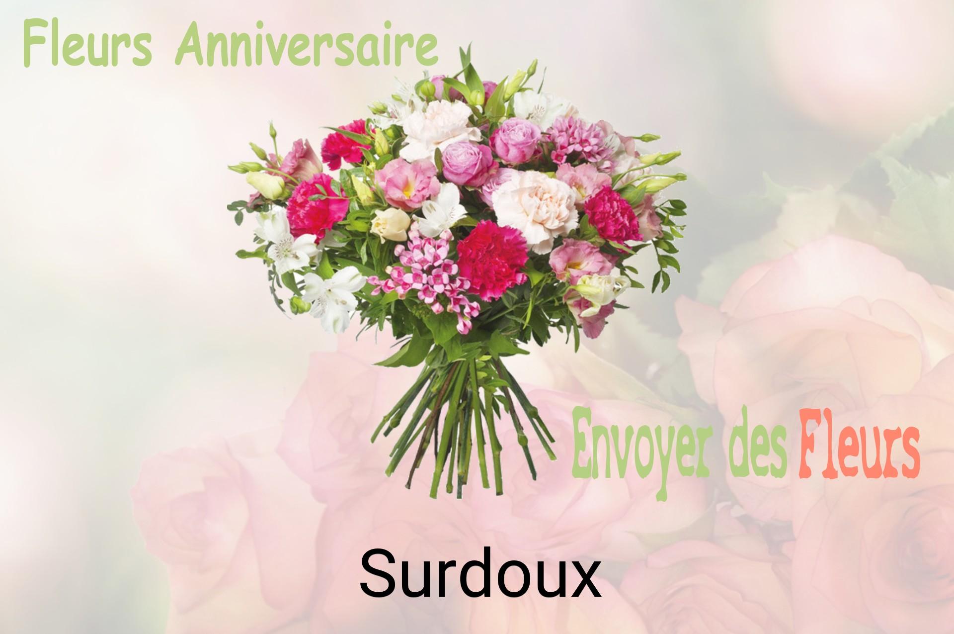 Bouquet de fleurs d’anniversaire livré à Surdoux